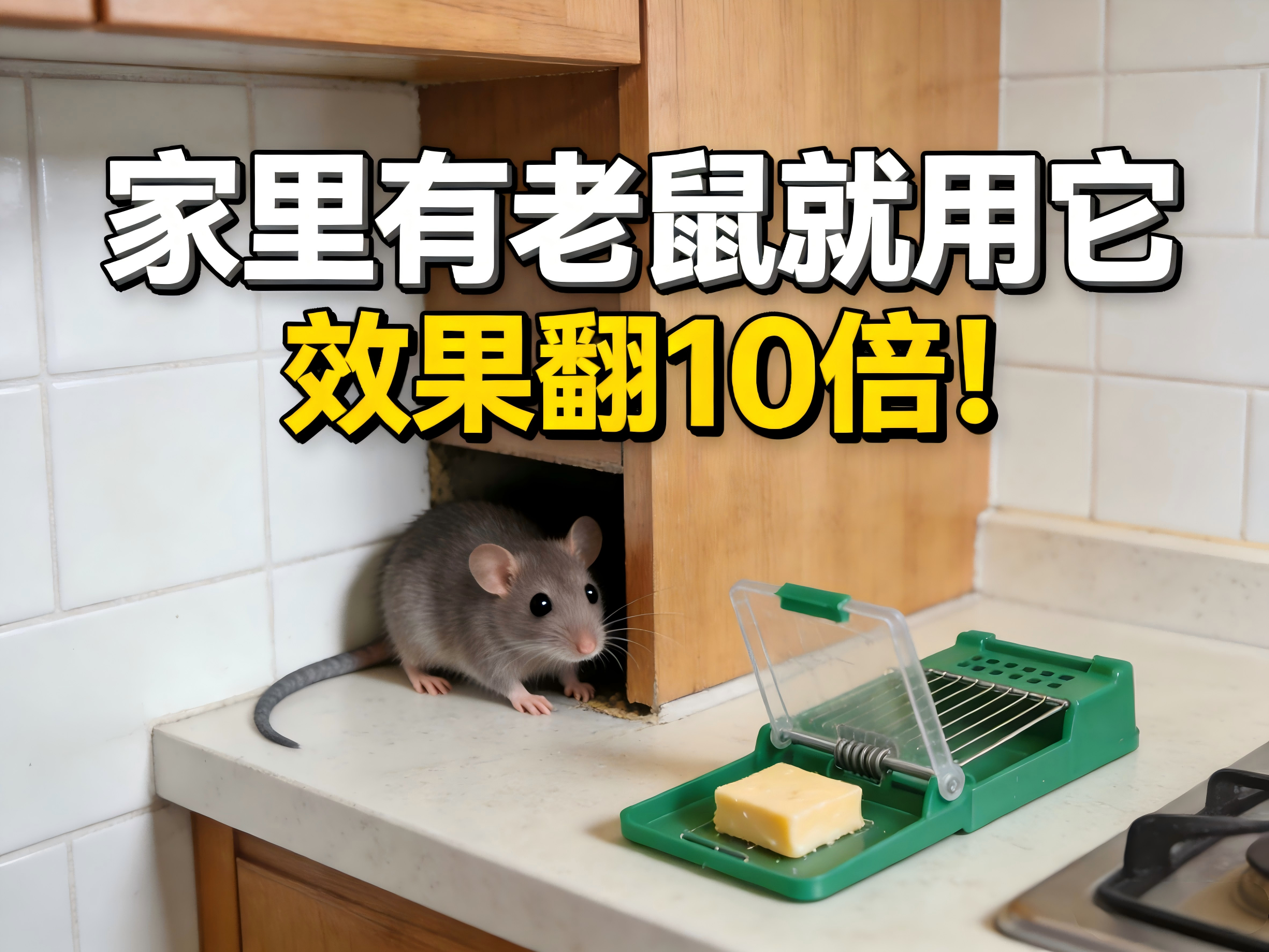 家里有老鼠就用它，效果翻10倍！